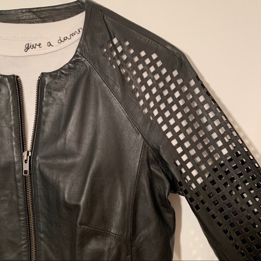 Leather jacket
